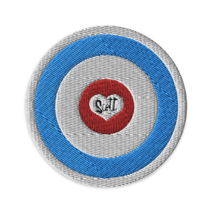 STAY ON TARGET Embroidered patch