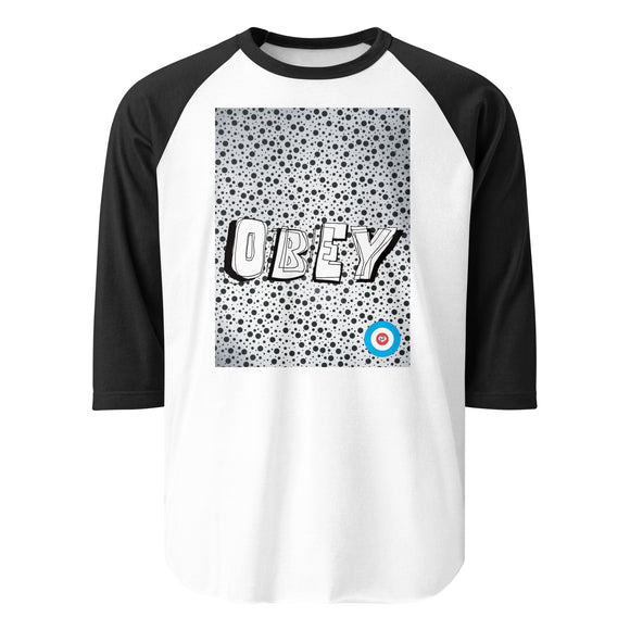 OBEY - 3/4 sleeve raglan shirt